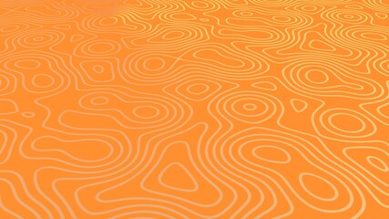 Poster - Wavy chaotic lines on a colored background. Desktop wallpaper. Suitable for smartphone decoration. Futuristic design. 3d graphic illustration. The background.