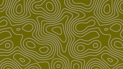 Poster - Wavy chaotic lines on a colored background. Desktop wallpaper. Suitable for smartphone decoration. Futuristic design. 3d graphic illustration. The background.