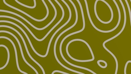 Poster - Wavy chaotic lines on a colored background. Desktop wallpaper. Suitable for smartphone decoration. Futuristic design. 3d graphic illustration. The background.