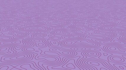 Poster - Wavy chaotic lines on a colored background. Desktop wallpaper. Suitable for smartphone decoration. Futuristic design. 3d graphic illustration. The background.