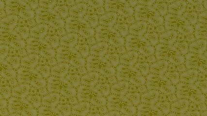 Poster - Wavy chaotic lines on a colored background. Desktop wallpaper. Suitable for smartphone decoration. Futuristic design. 3d graphic illustration. The background.