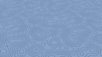 Poster - Wavy chaotic lines on a colored background. Desktop wallpaper. Suitable for smartphone decoration. Futuristic design. 3d graphic illustration. The background.