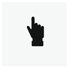 Poster - hand vector icon.  Editable stroke. Linear style sign for use on web design and mobile apps, logo. Symbol illustration. Pixel vector graphics - Vector