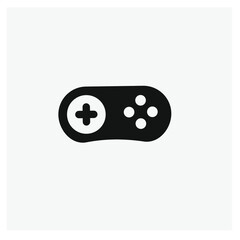 Poster - Game console vector icon.  Editable stroke. Linear style sign for use on web design and mobile apps, logo. Symbol illustration. Pixel vector graphics - Vector