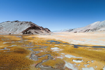 Wall Mural - Aerial photography of natural scenery in Tibet