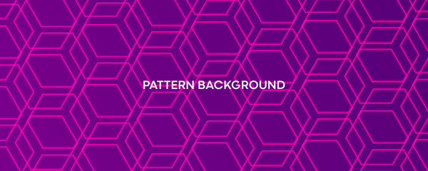 Poster - Abstract background with hexagons . Polygonal pattern background . 