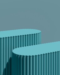 Fototapete - Abstract background minimal style for product branding. Mock up scene and empty space. 3d render