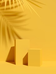 Poster - abstract background minimal style for product branding. mock up scene and empty space. 3d render