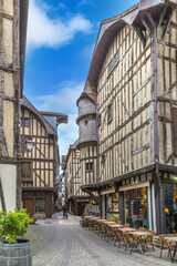 Wall Mural - Street in Troyes, France