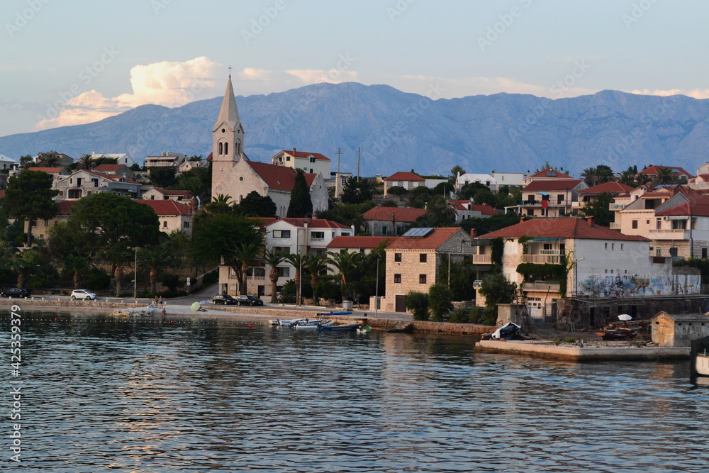 Chorwacja wioska góry - obrazy, fototapety, plakaty 