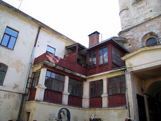 Wall Mural - old houses in the old town