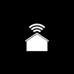 Poster - Smart Home Logo icon isolated on dark background