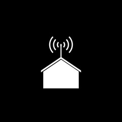 Poster - Smart Home Logo icon isolated on dark background