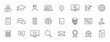 © iiierlok_xolms - Set of 24 Education and Learning web icons in line style. School, university, textbook, learning. Vector illustration.