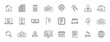 © iiierlok_xolms - Set of 24 Real Estate web icons in line style. Rent, building, agent, house, auction, realtor. Vector illustration.