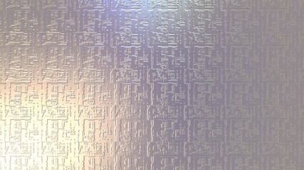 Poster - Multicolor iridescent hi-tech texture with silvery reflection.