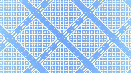 Poster - Mesh texture in the form of a square with holes. 3d rendering image. Background for decoration on the theme of futurism.