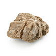 © Nik_Merkulov - Beige rock isolated on white background