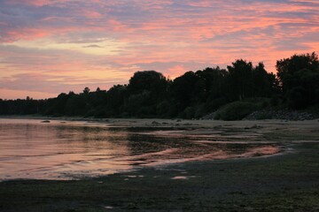 Wall Mural - sunrise on the sea