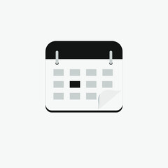 Poster - Date vector icon.  Editable stroke. Linear style sign for use on web design and mobile apps, logo. Symbol illustration. Pixel vector graphics - Vector