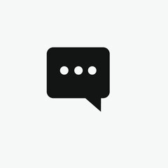 Poster - Message vector icon.  Editable stroke. Linear style sign for use on web design and mobile apps, logo. Symbol illustration. Pixel vector graphics - Vector