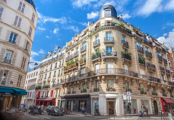 Facade of Parisian building