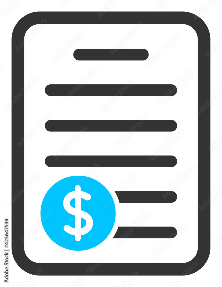 Price list icon with flat style. Isolated raster price list icon image ...