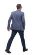 © ASDF - Back view of walking away business man