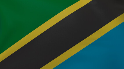 Wall Mural - Tanzania flag texture