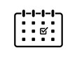 Appointment ( reminder, schedule ) vector icon illustration