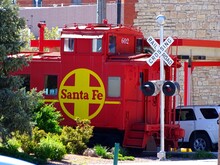 North America, United States, New Mexico, Train To Santa Fe