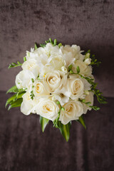 Wall Mural - Wedding bouquet with soft focus