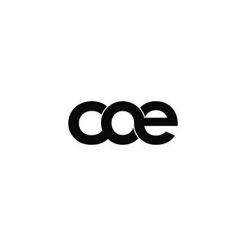 coe letter original monogram logo design