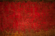 painted, artistic red background, brushed paint on canvas, texture, empty