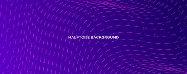 Aufkleber - Abstract halftone wave line texture background template . 