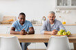 © Prostock-studio - Stay at home in isolation during quarantine, healthy breakfast together