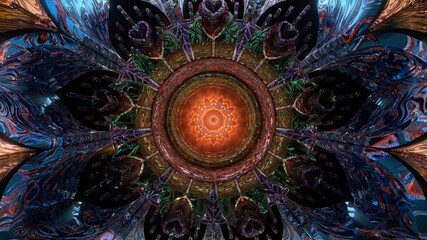 Original name(s): Mandala seamless loop vj kaleidoscope background new age colorful visual ethnic spiritual peace and love yoga zen trance animation wallpaper background illustration