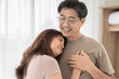 © Basicdog - Asian elderly couple, Couple is enjoying spending time together at home, lockdown and quarantine lifestyle.