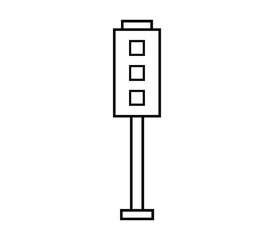 Poster - Traffic light icon