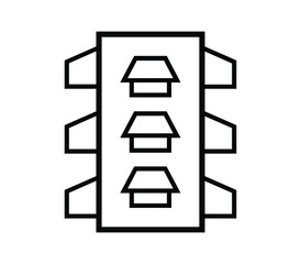 Sticker - Traffic light icon