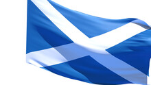 Scottish Flag - Rendering Of A Saltire - The Flag Of Scotland. Blue & White Cross Of St. Andrew - For Higher Resolutions Get In Touch.