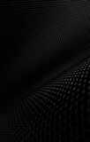 Fototapeta Kwiaty - vertical dark black flexible bend abstract trellised or cellular background