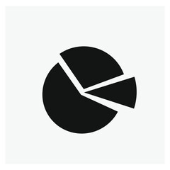 Poster - Diagram vector icon.  Editable stroke. Linear style sign for use on web design and mobile apps, logo. Symbol illustration. Pixel vector graphics - Vector