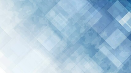 Wall Mural - Blue and white rectangles abstract tech motion design. Geometric background. Seamless looping. Video animation Ultra HD 4K 3840x2160