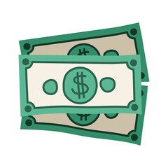 Sticker - cute dollars icons