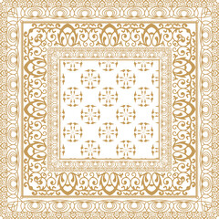 Poster - Colorful abstract graphic background. Tribal ethnic ornament. Scarf design. Frame.abstract background with frames. floral frame with flowers.decorative floral frame 