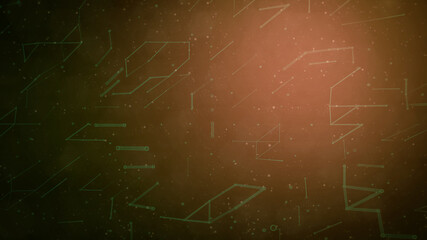 Poster - cute vivid modern abstract background, cyberpunk concept - abstract 3D rendering