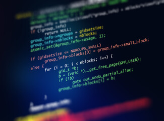 programming code abstract technology background of software developer and computer script 3d illustr