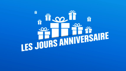 Poster - les jours anniversaire