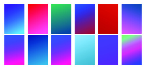 Poster - color gradient cover design. vibrant background for screen, poster, banner, wallpaper, social media 